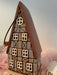 KI-generiertes Bild,Teelichthaus Lichterhaus Aarhus 31cm Keramik Fachwerkhaus Laterne Teelichthalter