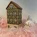 KI-generiertes Bild,Teelichthaus Lichterhaus Aarhus 27cm Keramik Fachwerkhaus Laterne Teelichthalter