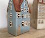 Teelichthaus Lichterhaus Aarhus 19cm Keramik Fachwerkhaus Teelichthalter
