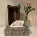 Tissue-Box Holz 31cm Braun Ziegelform Kosmetiktuch-Spender Taschentuch