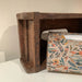 Tissue-Box Holz 31cm Braun Ziegelform Kosmetiktuch-Spender Taschentuch