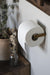 KI-generiertes Bild,IB Laursen Vintage Metall Toilettenpapierhalter Bronze 13cm Holzrolle Rollenhalter