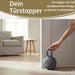 Boden Türstopper Malmö 23cm Grau 1,3kg Jute Knoten Tragegriff Türpuffer Türhalter Türsack
