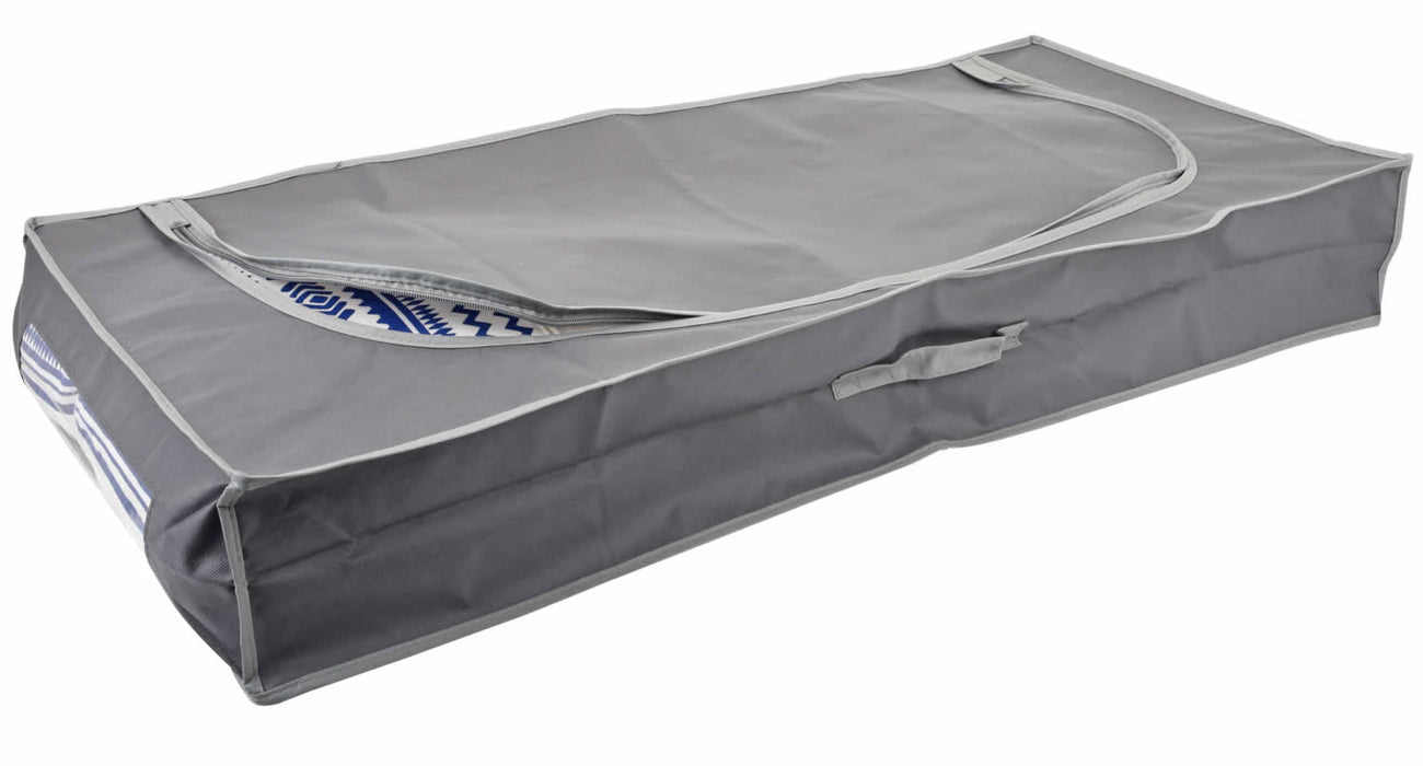 XL Vlies Unterbettkommode Grau 105x45x16 Unterbettbox Aufbewahrungsbox