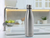 Edelstahl Vakuum Trinkflasche 500ml 0,5L Silber Thermosflasche Isolierflasche