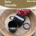 KI-generiertes Bild,Vintage Besteckständer Dehli 20cm Rund 1-fach Griff Besteckkorb Utensilienhalter