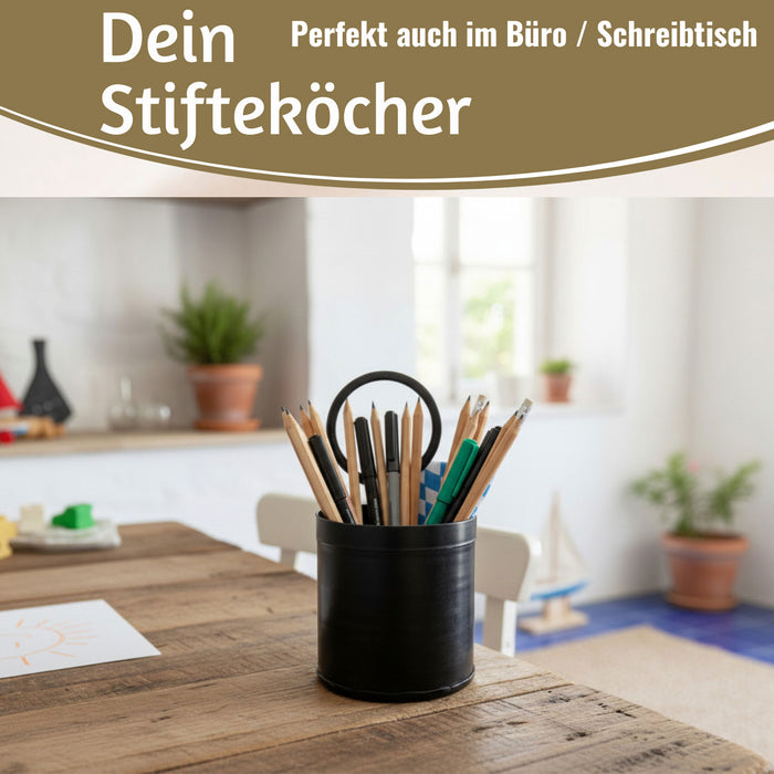 Vintage Besteckständer Dehli 20cm Rund 1-fach Griff Besteckkorb Utensilienhalter