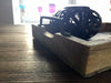 KI-generiertes Bild,Mango Serviertablett 38x25cm B-Ware Holz-Tablett Dekotablett Griff Henkel Shabby