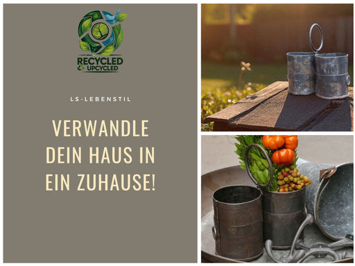 Vintage Besteckständer Dehli 17cm Rund 2-fach Griff Besteckkorb Utensilienhalter