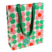 Shopper Einkaufstasche Daisy Pink Grün Recycelt faltbar Strandtasche Tragetasche