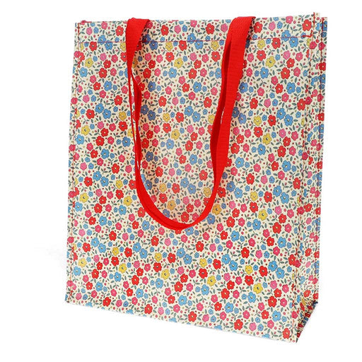 Shopper Einkaufstasche Tilde Blumen Recycelt faltbar Strandtasche Tragetasche