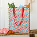 Shopper Einkaufstasche Tilde Blumen Recycelt faltbar Strandtasche Tragetasche