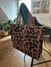 Vintage Shopper Palma Leo 35x45cm mit Reißverschluss Einkaufstasche Tragetasche