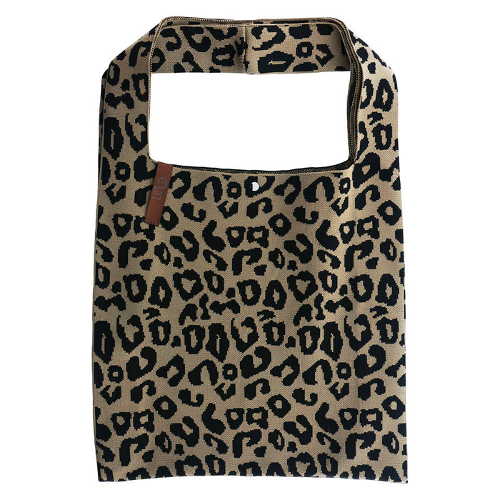 Vintage Shopper Palma Leo 43x35cm mit Magnetverschluss Einkaufstasche Tragetasche