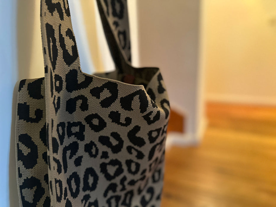 Vintage Shopper Palma Leo 43x35cm mit Magnetverschluss Einkaufstasche Tragetasche