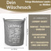 KI-generiertes Bild,Vintage Wäschesack Wäschekorb Laundry 50cm Grau Faltbar Wäschesammler
