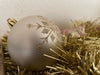 KI-generiertes Bild,5 Vintage Christbaumkugeln 8cm Kunststoff Rosa Pink Gold Weihnachtskugeln