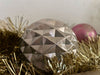 KI-generiertes Bild,5 Vintage Christbaumkugeln 8cm Kunststoff Rosa Pink Gold Weihnachtskugeln