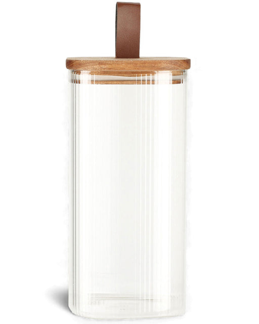 Vorratsdose aus Glas 1900ml 28x10cm mit Deckel Vorratsglas Luftdicht Küche Organizer