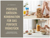 Vorratsdosen 2´er Set aus Glas mit Deckel Vorratsglas Luftdicht Küche Organizer