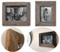 KI-generiertes Bild Vintage Holz Wand Streetwood Braun Bilderrahmen 10x15cm Retro Fotorahmen
