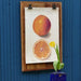 Vintage Clipboard Klemmbrett A6 Holz Bilderrahmen 22cm Aufsteller mit Klammer