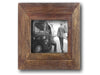 Vintage Wand Bilderrahmen 15x15cm Nature Fundholz Recycelt Fotorahmen Retro