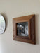 Vintage Wand Bilderrahmen 15x15cm Nature Fundholz Recycelt Fotorahmen Retro