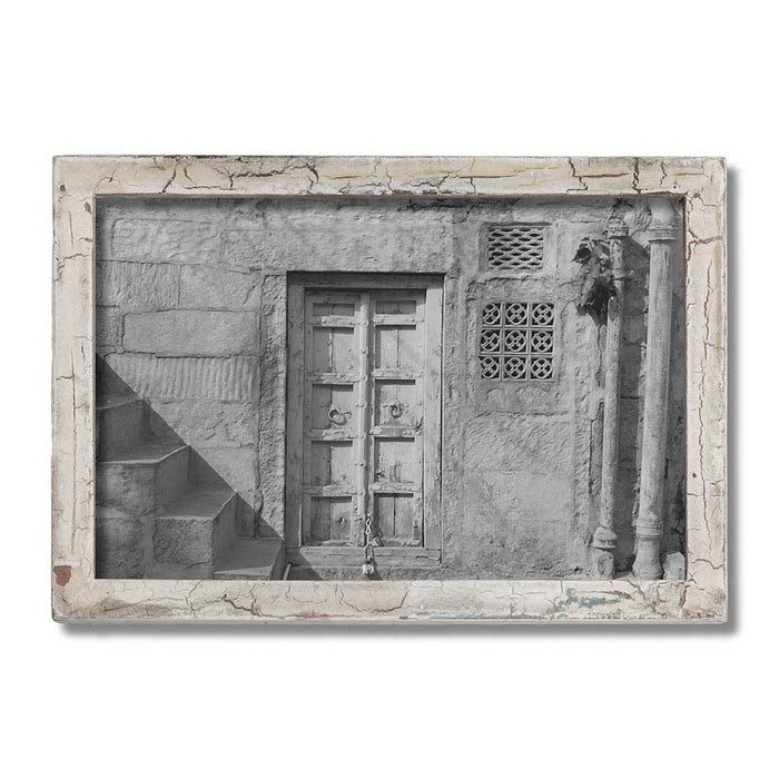KI-generiertes Bild,Vintage Wand-Bilderrahmen 20x30cm Weiß Filligran Fotorahmen Retro