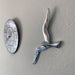 Wand Deko-Objekt Möwe 34cm Aluminium Silber Deko-Figur