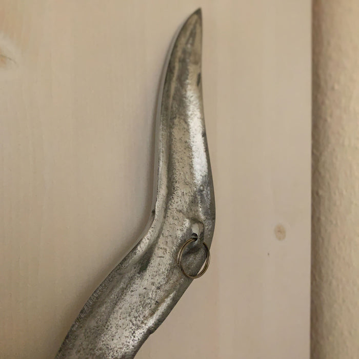 Wand Deko-Objekt Möwe 34cm Aluminium Silber Deko-Figur