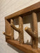 KI-generiertes Bild,Vintage Wandgarderobe 8 Ast-Haken ?? Fundholz ?? 80cm Baumstamm Garderobenleiste