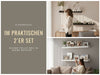 KI-generiertes Bild,Wandregal Wandboard Freja 2´er Set 45cm Weiß Deko Regal Schweberegal Küchenregal