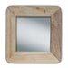 Holz Wandspiegel Dehli Grau 32-32cm Fundholz Holzrahmen Spiegel Wohnzimmer Flur