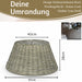 Weihnachtsbaum Rock Weide 57cm Grau Christmas Tree Skirt Christbaumständer