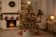 Weihnachtsbaum Rock Weide 57cm Grau Christmas Tree Skirt Christbaumständer