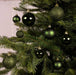 30 Kunststoff Weihnachtskugeln Grün Pinie 4cm-6cm Baumkugel Dekokugel