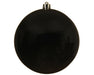 KI-generiertes Bild Design XL Weihnachtskugel 14cm Schwarz Kunststoff Deko Baumkugel