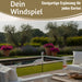 Windspiel Windgans Gertrude 70cm Windsack Gartendeko für draußen