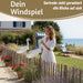 KI-generiertes Bild,Windspiel Windgans Gertrude 70cm Windsack Gartendeko für draußen