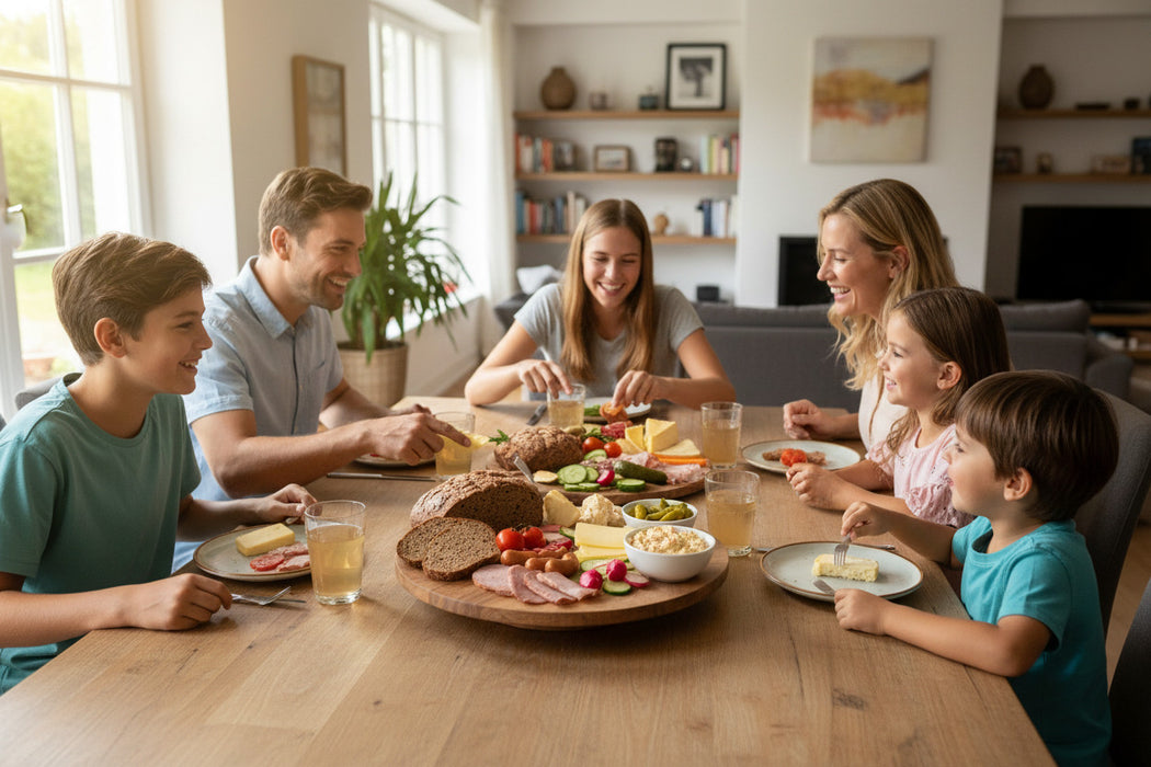 Premium Holz Servierplatte 37cm Akazie Drehteller drehbar Drehtablett Drehplatte