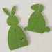 2x XL Filz Osterhasen Aufsteller Grün 30cm Groß Figur Hase Ostern zum Hinstellen