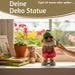 XL Deko Figur Gartenzwerg Cocktail 20cm Gnom Skulptur Gartenstatue Statue Objekt