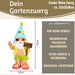 XL Deko Figur Gartenzwerg Summer 23cm Gnom Skulptur Gartenstatue Statue Objekt