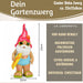 XL Deko Figur Gartenzwerg Surfer 23cm Gnom Skulptur Gartenstatue Statue Objekt