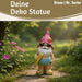 XL Deko Figur Gartenzwerg Surfer 23cm Gnom Skulptur Gartenstatue Statue Objekt