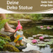 XL Deko Figur Gartenzwerg Surfer 23cm Gnom Skulptur Gartenstatue Statue Objekt