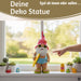 XL Deko Figur Gartenzwerg Surfer 23cm Gnom Skulptur Gartenstatue Statue Objekt
