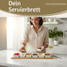 XL Tapas Snacktablett Snackteller 9-fach Set 58cm Eckig Serviertablett Snackschalen
