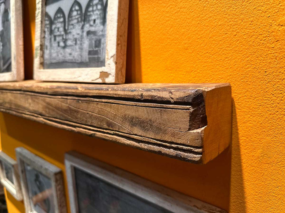 Holz Wandregal Bilderregal 45cm Braun Fundholz Wandboard Bilderrahmenleiste Ablage